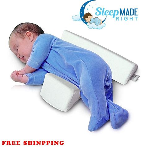 Infant Sleep Pillow Positioner Support Wedge Adjustable Width For Baby ...