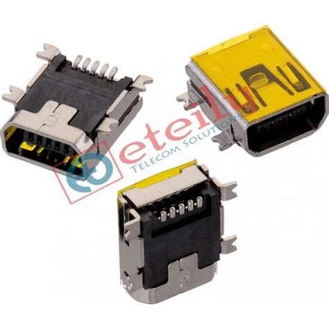 Mini USB AB Female Connector at Rs 100 | मिनी युएसबी कनेक्टर in Bhopal | ID: 19276223133