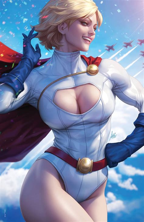 MAR239091 - POWER GIRL SPECIAL #1 ONE SHOT CVR H ARTGERM FOIL VAR ...