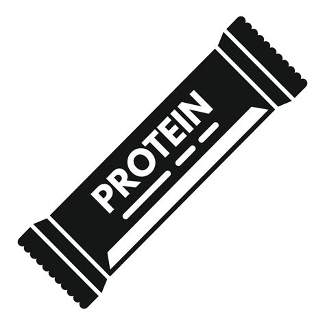 Workout protein bar icon simple vector. Sport supplement 15204743 Vector Art at Vecteezy