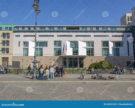 French Embassy Location Kongens Nytorv Ib Danish Capital Editorial ...