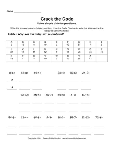 Free Printable Secret Code Word Puzzle For Kids. This Puzzle Has A | Crack The Code Worksheets ...