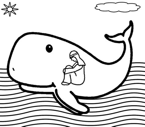 Jonah and the Whale 20 Coloring Page - Free Printable Coloring Pages ...