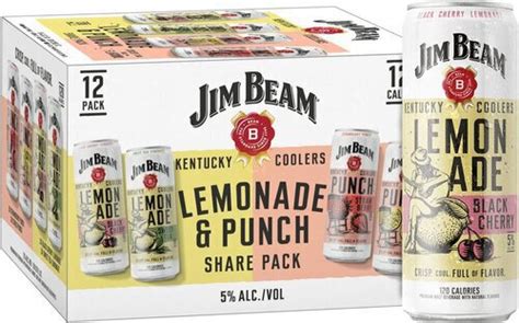 Jim Beam Kentucky Coolers Lemonade & Punch Share Pack Variety - Liquor Barn