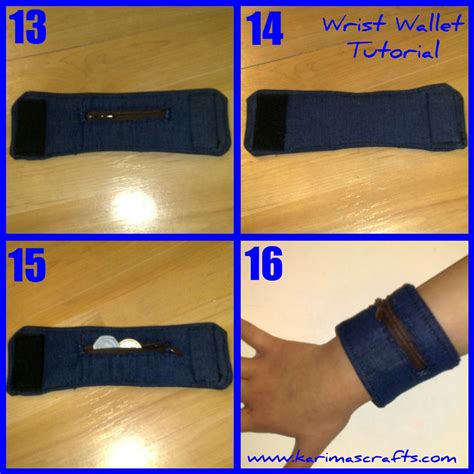 Karima's Crafts: Wrist Wallet Tutorial