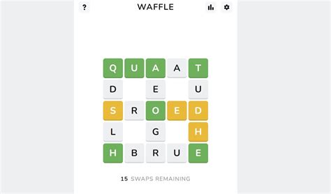 Waffle is a Wordle-like about swapping letters across a five-word grid ...