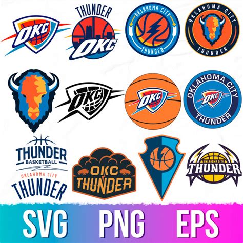 Oklahoma City Thunder logo, City Thunder svg, City Thunder e - Inspire Uplift