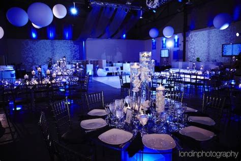 Blue & Logo Theme Bar Mitzvah Party {Venue: Life...The Place To Be, Ian Londin Photography ...