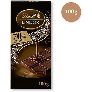 Lindt Lindor 70% cocoa extra dark 100g - Holland Supermarket