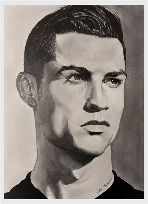 Ronaldo Pencil Drawing Pictures - bestpencildrawing