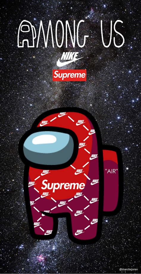 AmongUs hypebeast, among us, nike, supreme, HD phone wallpaper | Peakpx