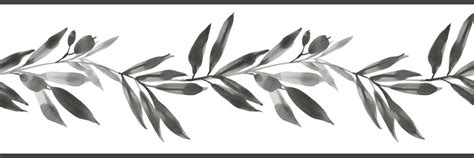 Olive Branch Border |Wallpaper And Borders |The Mural Store