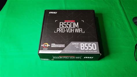 MSI B550M Pro VDH WIFI Unboxing & Review - YouTube