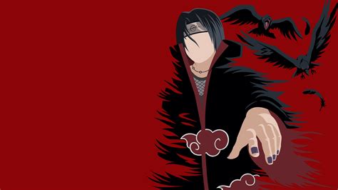 Free download | HD wallpaper: Naruto (anime), Uchiha Itachi, minimalism ...