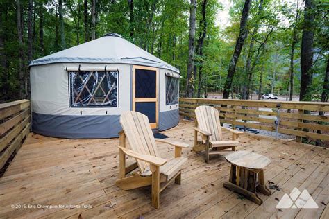 Yurt camping at Sweetwater Creek State Park - Atlanta Trails