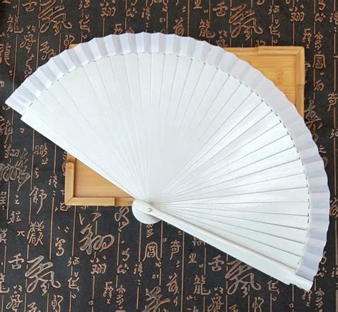 50Pcs White Wedding Fan,Wooden Spain Ladies Hand Fan Wedding Favor For Guests,Elegant Fan For ...