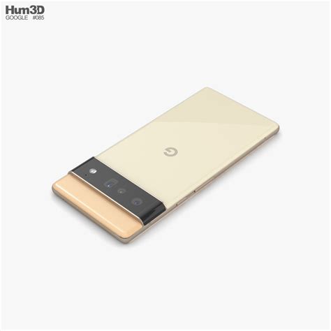 Google Pixel 6 Pro Sorta Sunny 3Dモデル - 電子機器 on Hum3D