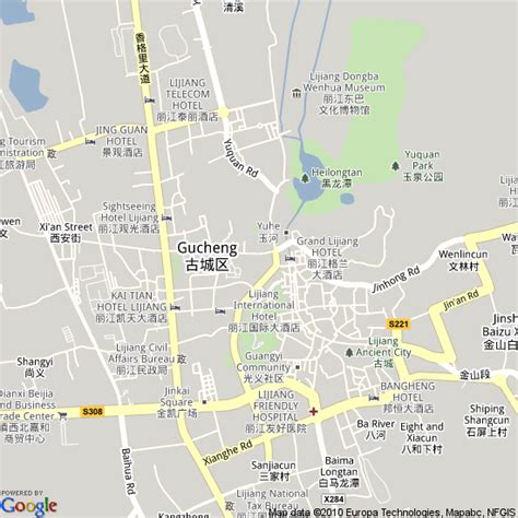 Map of Lijiang, China | Hotels Accommodation