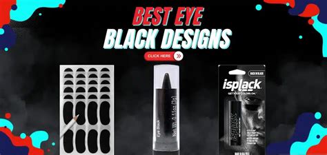 40+ Best Eye Black Designs & Products in 2024