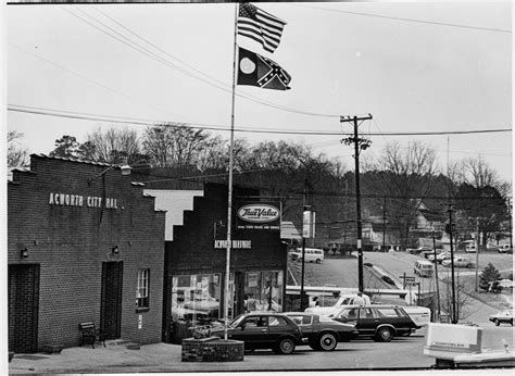 1981 AJC photo of downtown Acworth GA Acworth, Old Photographs, Late 20th Century, Atlanta ...