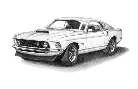 67 Mustang Drawing at PaintingValley.com | Explore collection of 67 Mustang Drawing