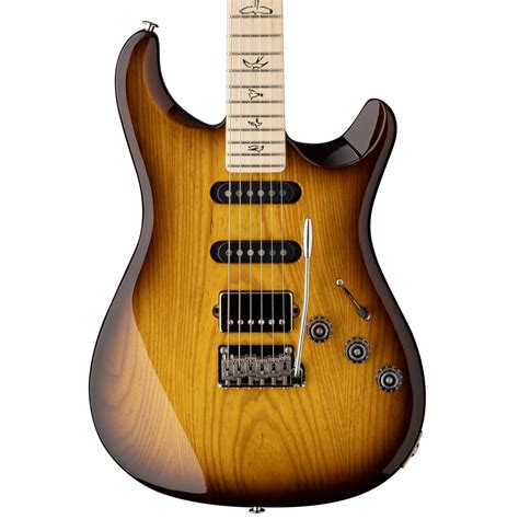 PRS Fiore HSS Swamp Ash Electric Guitar, Sunflower Burst