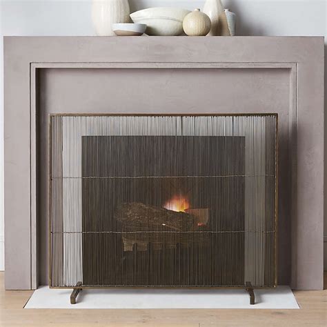 Silver Fireplace Screens - Turn your screen into a beautiful fireplace ...