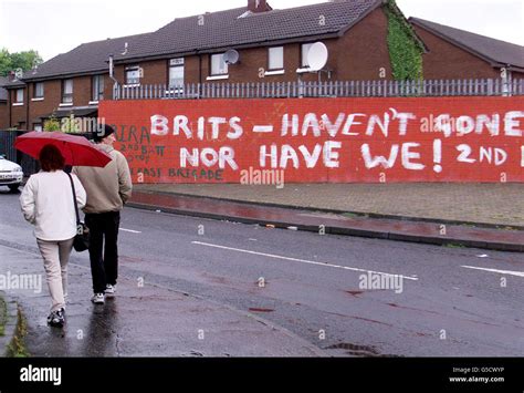 Belfast Real IRA Graffiti Stock Photo - Alamy