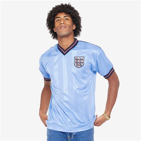 Score Draw England 1986 Third Shirt - Blue - Mens Replica | Pro:Direct ...