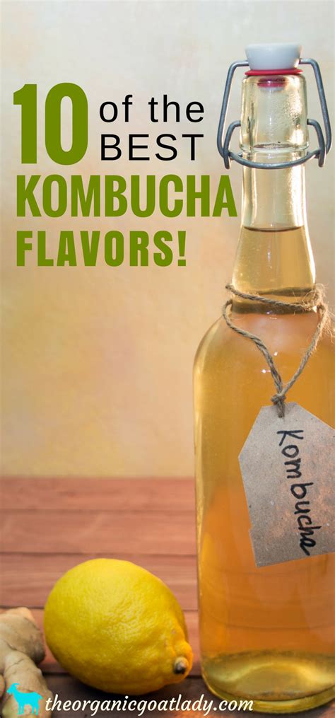 Kombucha Recipe: 10 Amazing Kombucha Flavors That You Will LOVE! - The ...