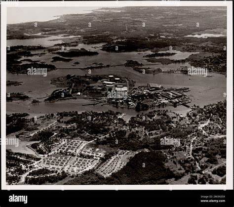 Portsmouth Navy Yard-from North 3000 feet , Naval yards & naval ...