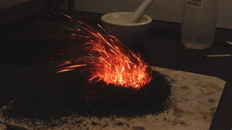 Ammonium Dichromate Volcano school demonstration. - YouTube