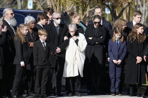 Mourners are paying their respects to Rosalynn Carter as she lies in repose in Atlanta ...