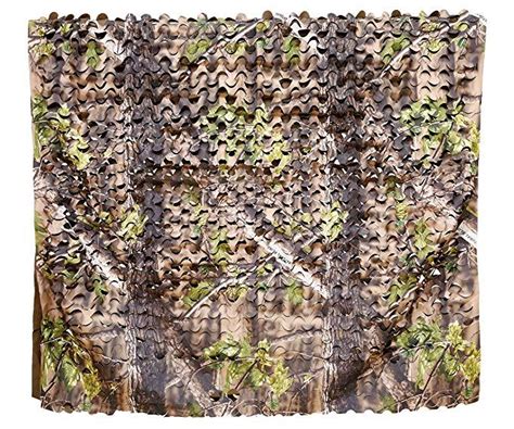 Auscamotek 300D Camo Netting Camouflage Netting 5x20 Feet Hunting Blinds Material for Ground ...