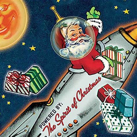 Space Age Santa Christmas Cards 8 Cards & Envelopes Vintage - Etsy