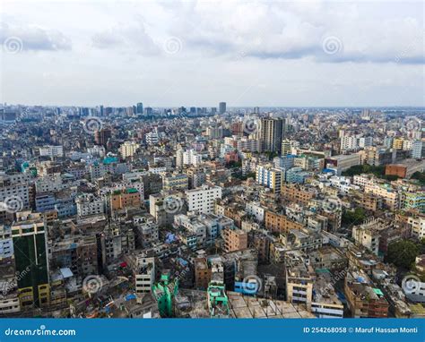 Dhaka City Skyline. Drone View of Dhaka City, Bangladesh Stock Photo ...