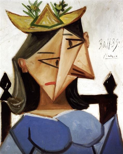 Pablo Picasso — Head of a Woman with a Hat, 1939 |... - Art of Darkness ...