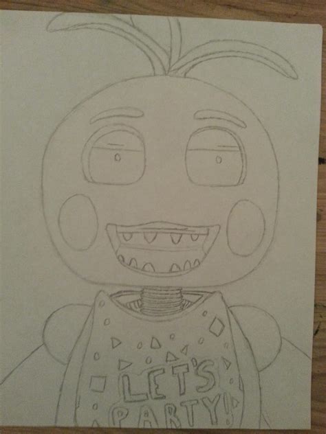 toy Chica- draft/ sketch by freddyfriend1987 on DeviantArt