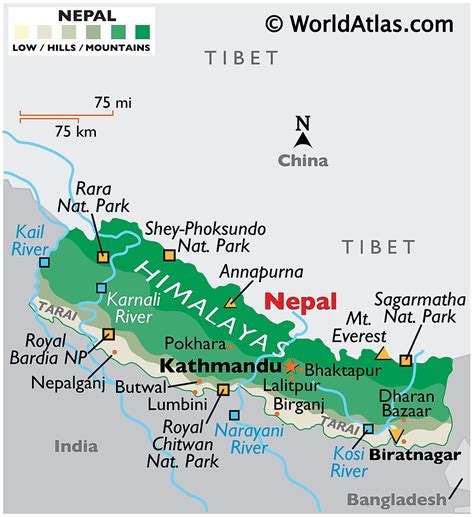 Nepal Maps & Facts - World Atlas