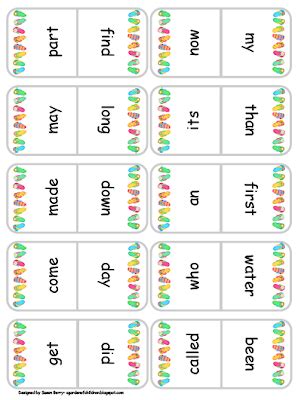 A Garden of Children: Sight Word Dominoes