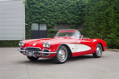 Roman Red 1959 Chevrolet Corvette