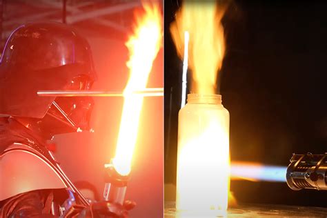 Hacksmith Builds a Strontium Plasma Lightsaber That Burns at 4500° - TechEBlog