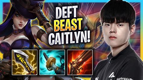DEFT IS A BEAST WITH CAITLYN! - DK Deft Plays Caitlyn ADC vs Draven! | Bootcamp 2023 - YouTube