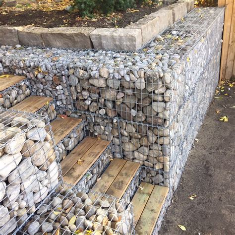 Gabion Wall by TVELT BUILD (@tveltbuild) | Twitter | Landscaping ...