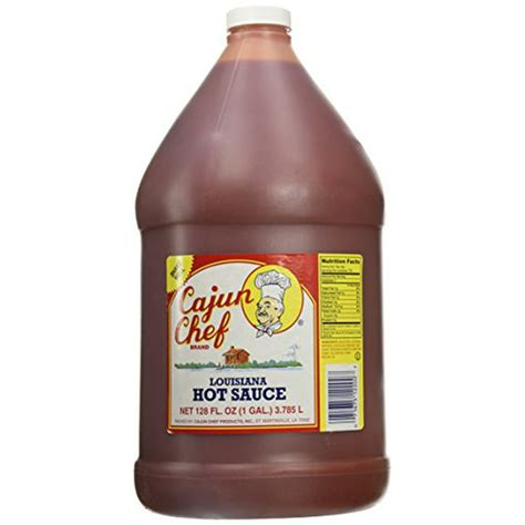 Cajun Chef Louisiana Hot Sauce 1 Gal - Walmart.com - Walmart.com