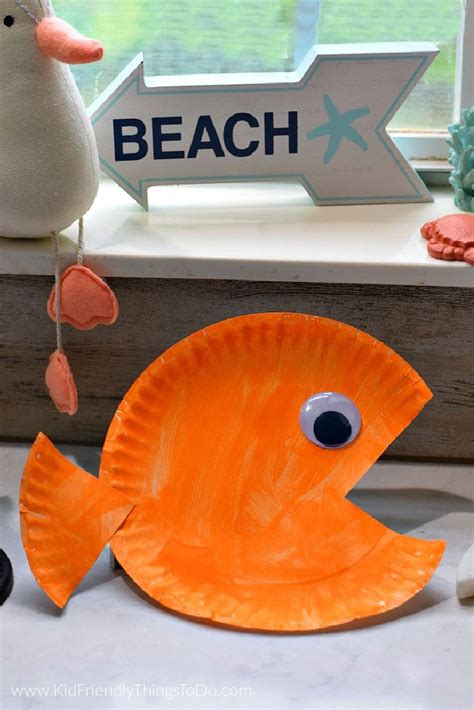 Easy Paper Plate Fish Craft for Kids | Kid Friendly Things To Do