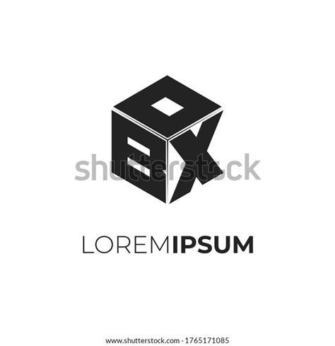 Box Logo Simple Design Template Stock Vector (Royalty Free) 1765171085 ...