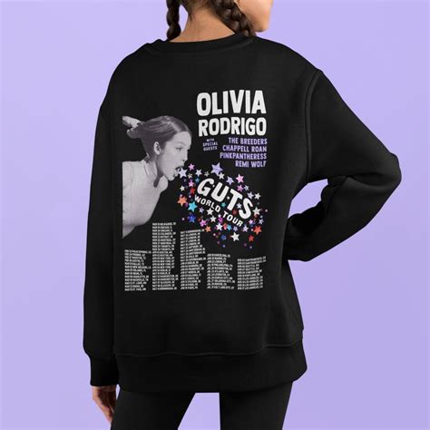 YOUTH GUTS World Tour Olivia Rodrigo Y2k Bootleg Merchandise - Etsy