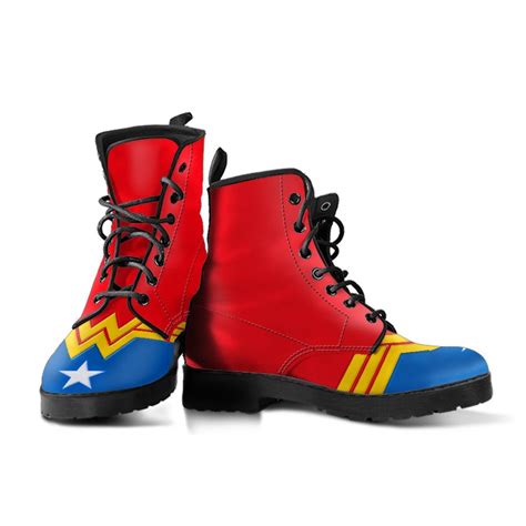 Wonder Woman Inspired Boots Combat Style Men's | Etsy