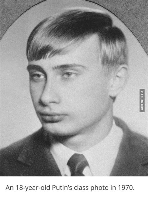 A young Putin is not impressed - 9GAG